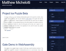 Tablet Screenshot of matthewmichelotti.com